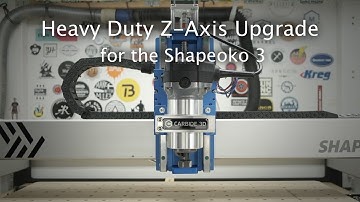 Shapeoko 3 Heavy Duty Z-Axis (HDZ) Upgrade Overview