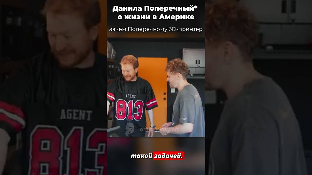 Данила Поперечный* - зачем Поперечному 3D-принтер