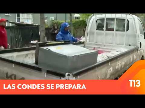 Las Condes se alista para nuevas lluvias tras el aluvión