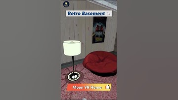 Discover the Retro Basement in Quest v54 Custom Home | Moon VR Home
