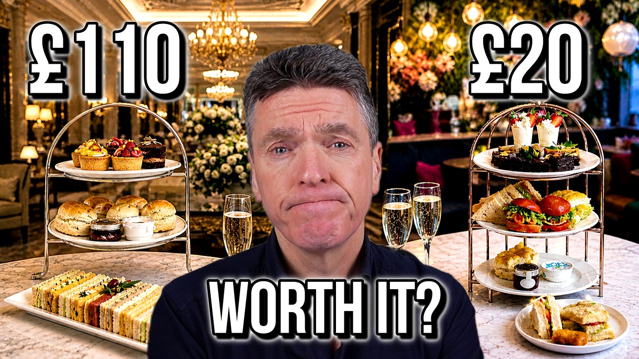 I Tried London’s Most Expensive & Cheapest Afternoon Teas - Worth It?