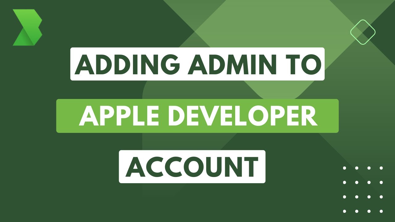 How to add an admin to your Apple Developer Account A Step by Step ...