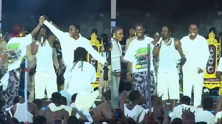 Shatta Wale Reunites Peller And Big Jiggy On Stage At his Birthday Concert In Ghana!PEACE AT LAST❤️