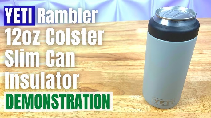 YETI Rambler 12 oz. Colster Slim Can Insulator for the Slim Hard Seltzer  Cans, Black (NO CAN INSERT)