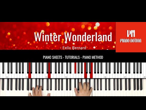 Winter Wonderland  (Easy Piano) - Dean Martin, Bing Crosby, Michael Bublé