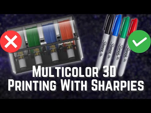 Opensource Multicolor 3D Printing with Sharpies - Meet The Makers #15 With Blake3DCake