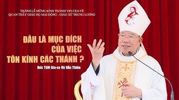 Đâu là mục đích của việc tôn kính các thánh? | Đức TGM Giu-se Vũ Văn Thiên