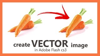 Creating Vector Image | Adobe Flash cs3 | Line Tool | Raster to Vector | by Rahul Baidya