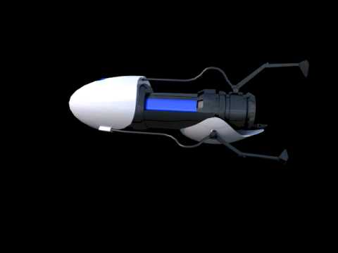 A.S.H.P.D. (Aperture Science Handheld Portal Device) made in Cheetah3D