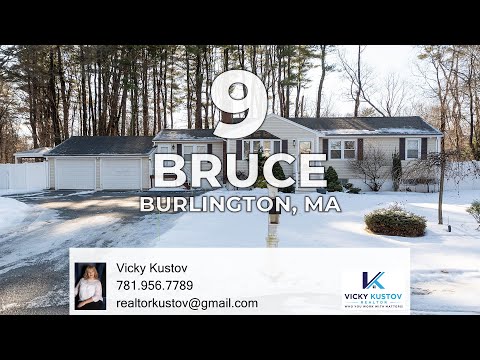 9 Bruce Street, Burlington, MA home video tour