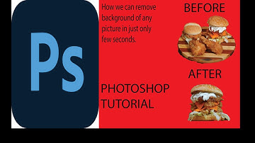 How we can remove background of any image . Photoshop tutorial.