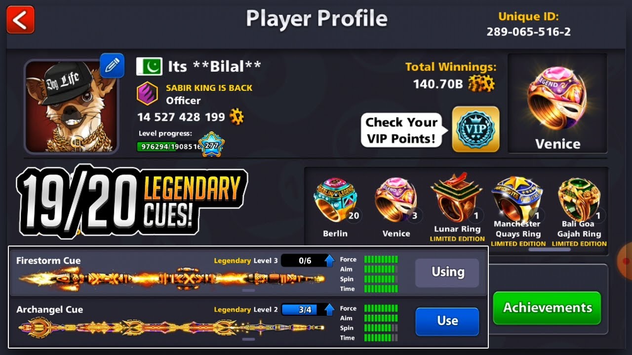 14 Billion coins, Archangel account for sale | 8 Ball Pool ...