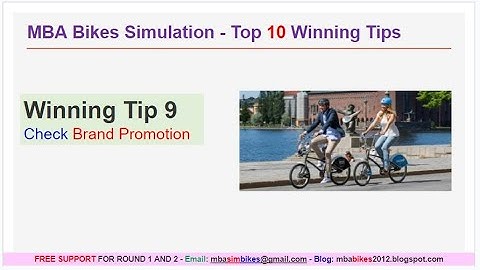 MikesBikes Bikes Simulation guide   Round 1   Part 9