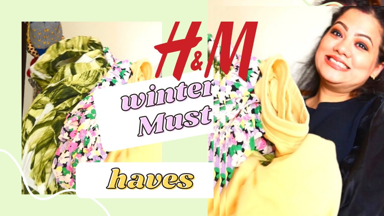 HUGE H&M TRY ON HAUL Winter must haves Try On Sale Haul, Best Of H&M Winter Essentials