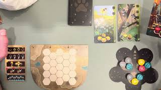 🎨 Whispered Harmonies Gameplay + Hard Candy Mouth Sounds 🍬 | ASMR Board Game Ramble