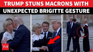 After Taking Aim At Brigitte, Trump Shares Unexpected Versailles Moment With Macron's Wife | ON CAM