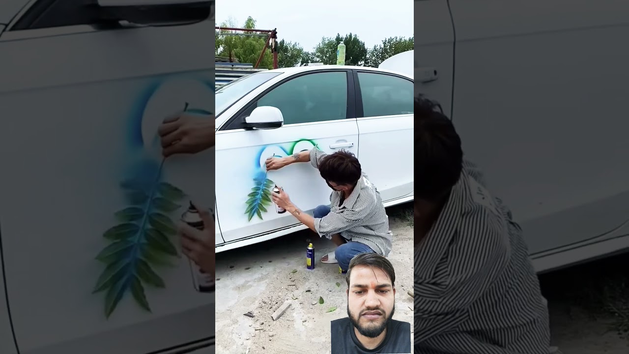 पापा की गाड़ी पर कर दिया पेंट 🥵 #automobile #facts #funny #youtubeshorts
