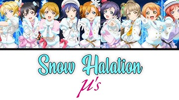 Thumbnail of Snow Halation - µ's [FULL ENG/ROM LYRICS + COLOR CODED] | Love Live!