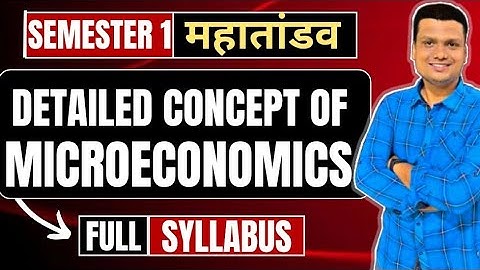 Microconomics|Marathon Day -1| Bcom sem 1 Ccf | Calcutta University