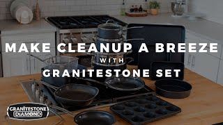 Make Cleanup A Breeze With The Granitestone Cookware Set