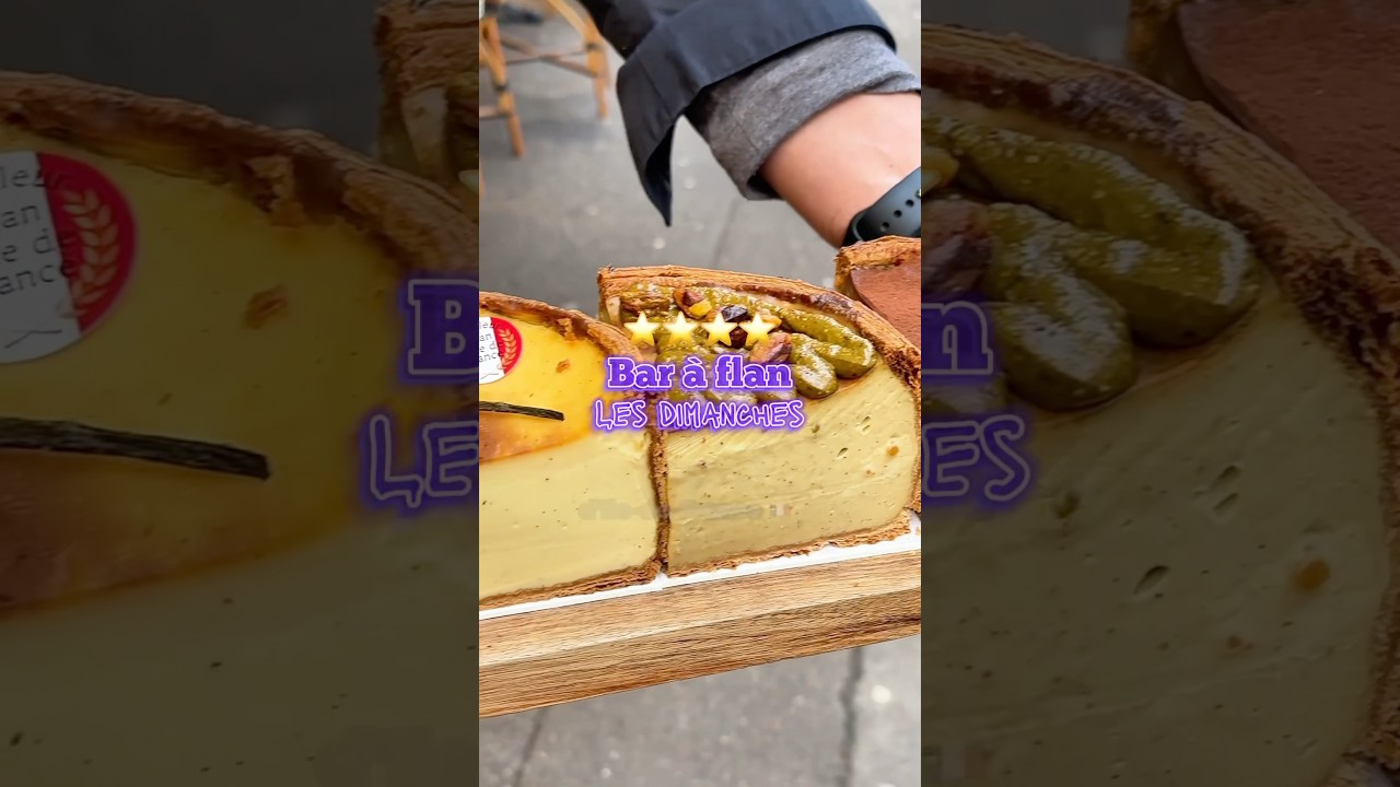 Tous les dimanches, tout plein de flans 🤤merci Boulangerie and Co