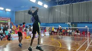 Saaharsh Aarya Vs Pratham Aarav Under 17 Doubles Prithesh Cup Badminton 2023 Us Mallya Mangalore
