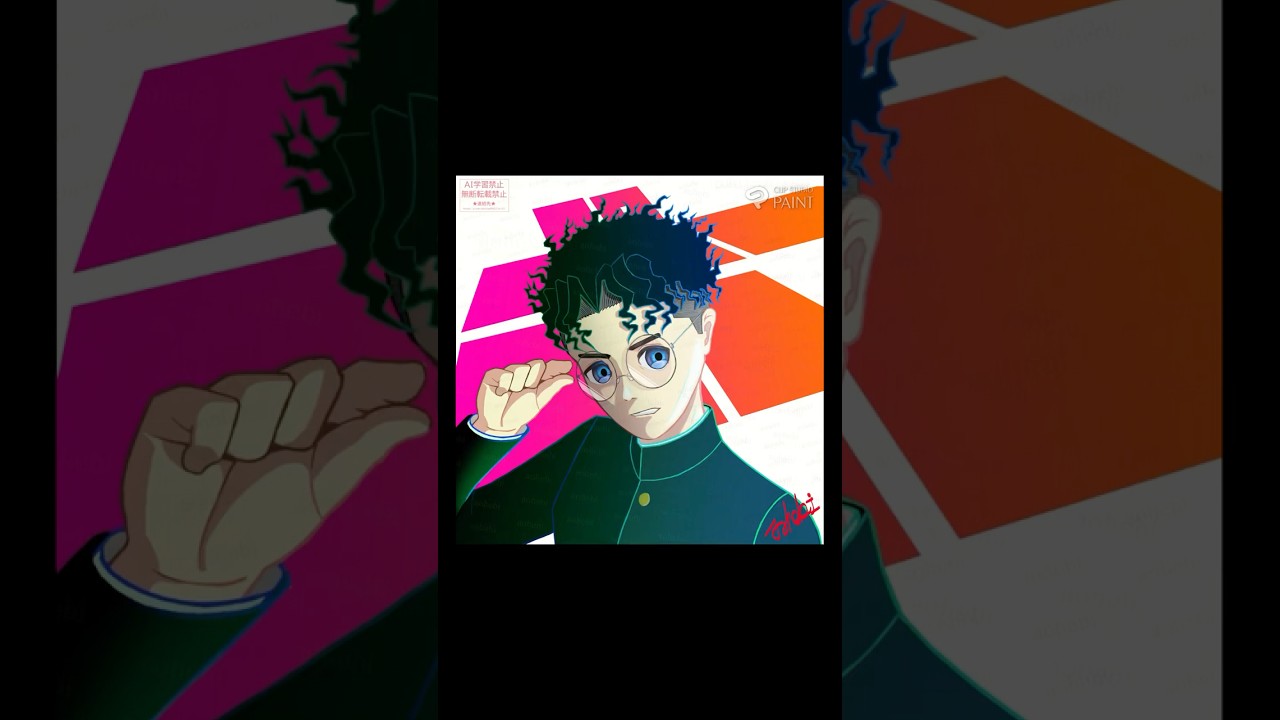オカルン/高倉健(ダンダダン) [タイムラプス] CLIP STUDIO PAINT 2026