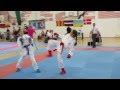 IX Grand Prix Poland 12.09.2015 ŁÓDŹ POLAND Female kumite U14 -43kg /U16 Cadet -54kg