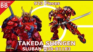 LEGO Robot Takeda Shingen ( Sluban M38 - B1183 ) ⚡️ Speed build How to make a Robot Samurai Kai