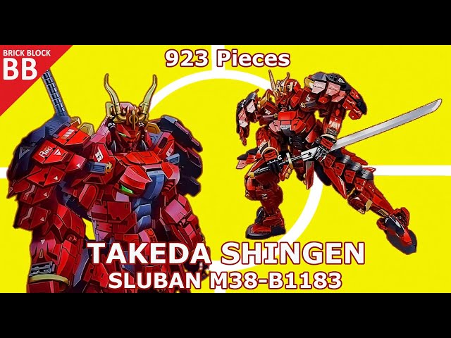 武具 ZETMAN LEGO Robot Takeda Shingen ( Sluban M38 - B1183 ) ⚡️ Speed