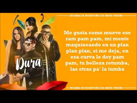 Dura Remix - Daddy Yankee, Bad Bunny, Natti Natasha, Becky G (Full Version - Letra/Lyrics)