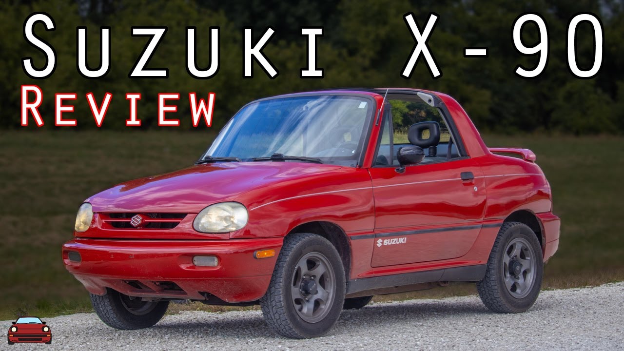1996 Suzuki X-90 Review - The Quirkiest SUV of the '90s? - YouTube