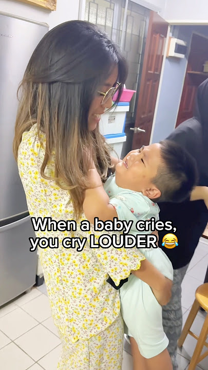 When BABIES CRY, you CRY LOUDER 😂 #shorts #funny #comedy #family #baby