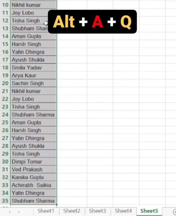 how-to-create-unique-list-in-excel-latest-trick-computer-knowledge