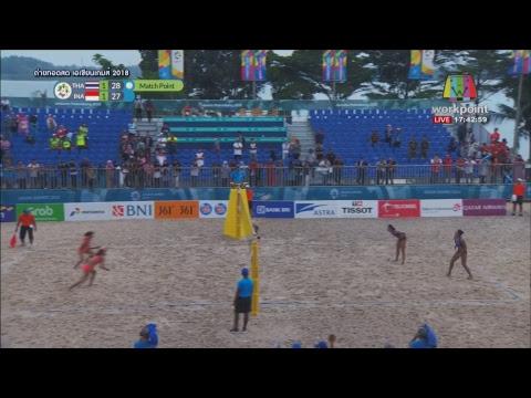 Live! การแข่งขันวอลเลย์บอลชายหาด ชาย ระหว่าง ไทย VS อินโดนีเซีย - Live! การแข่งขันวอลเลย์บอลชายหาด ชาย ระหว่าง ไทย VS อินโดนีเซีย