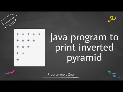 Java program to print inverted pyramid