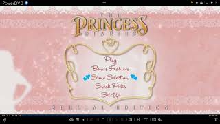 The Princess Diaries:Special Edition Disc 1 2004 DVD Menu Walkthrough