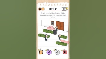 Brain Test 2 | Agent Smith | Smith must infiltrate into Eddie Baddies mansion to uncover| Level 12