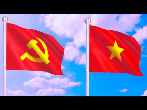Video Cờ đảng + Cờ tổ quốc tung bay - Nhạc Quốc Ca + Quốc Tế... - youtube