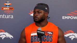 RB Javonte Williams on being back at practice: 'It's a huge confidence boost'