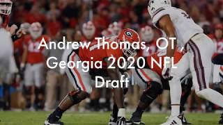 Andrew Thomas OT Georgia 2020 NFL Draft