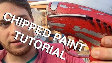 [TUTORIAL] Chipped paint Technique for props and armour