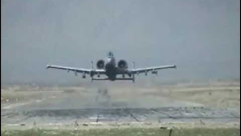 A-10 Warthog Makes a Super Low Pass | Incredible Aerial Display