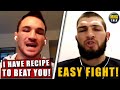 Michael Chandler FIRES BACK after Khabib says he's not high level fighter, Dana on Conor vs Poirier