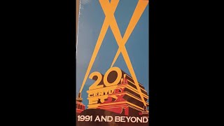 20th Century Fox 1991 And Beyond 1991 Vhs read Description
