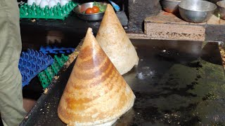 cone dosa / cone dosa in tamil / cone dosai / how to fold dosa in triangle shape