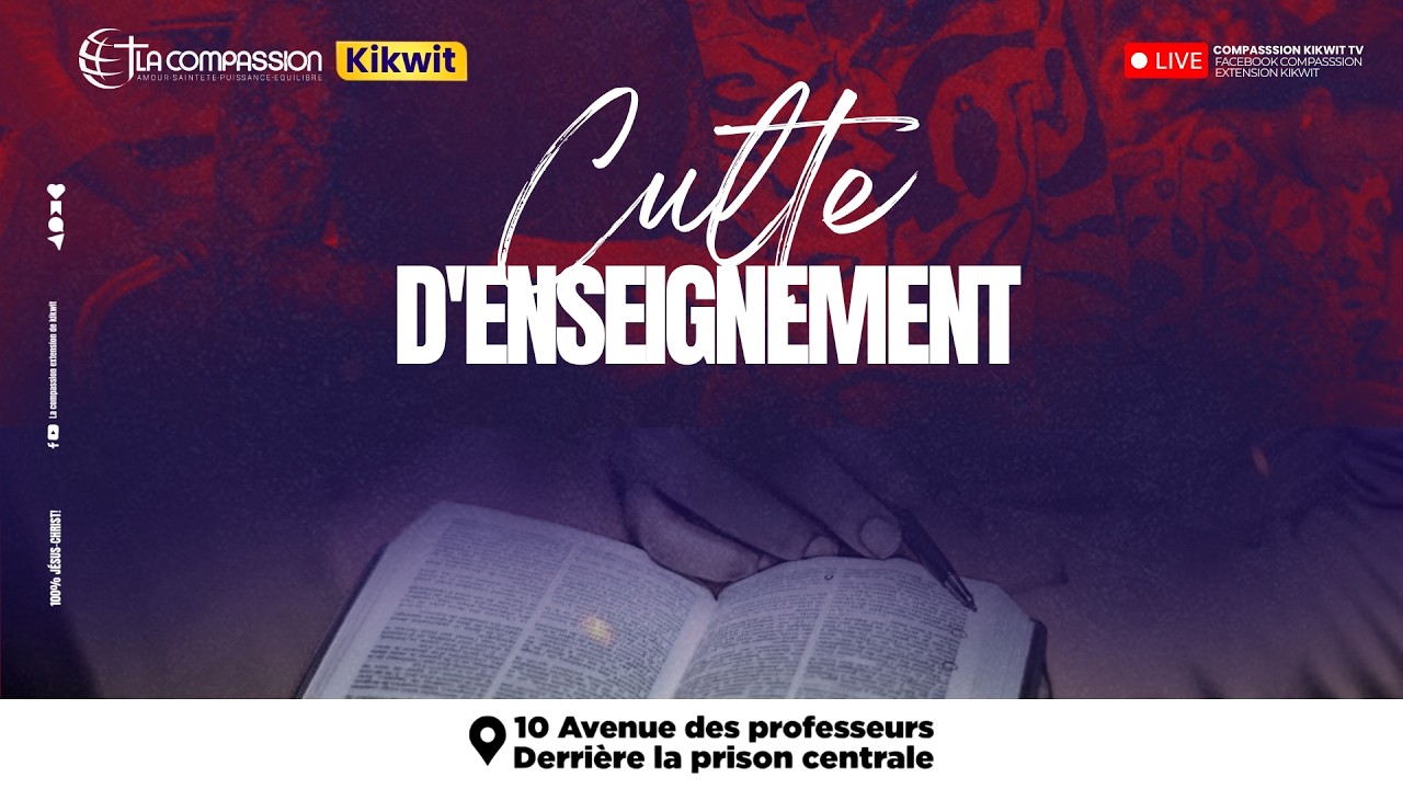 CULTE D'ENSEIGNEMENT
