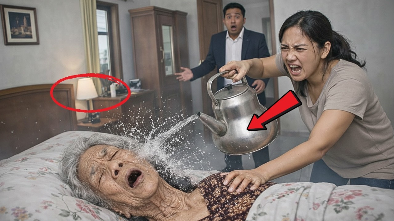 Kerja 12 Jam Demi Ibu, Saat Pulang Aku Syok Lihat Ibuku Disiram Air Panas, dan yang Melakukannya…