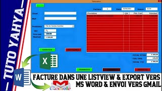  02 GESTION FACTURES | Userform Alimenter Listview + Tableau Croisé Dynamique . EXCEL VBA