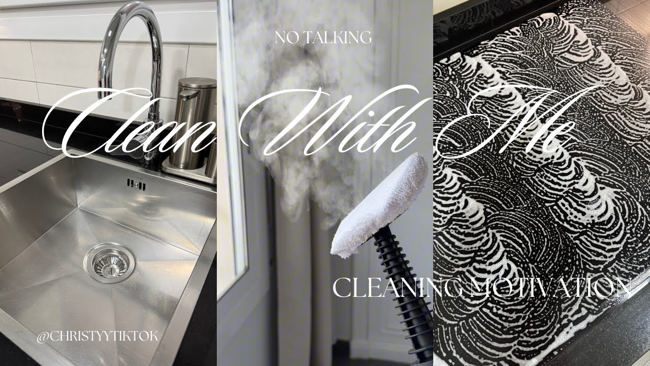 EXTREME KITCHEN DEEP CLEAN, RESTOCK & ORGANIZE WITH ME 💫 PART 1 (& what I got for xmas, cozy asmr) 🩷